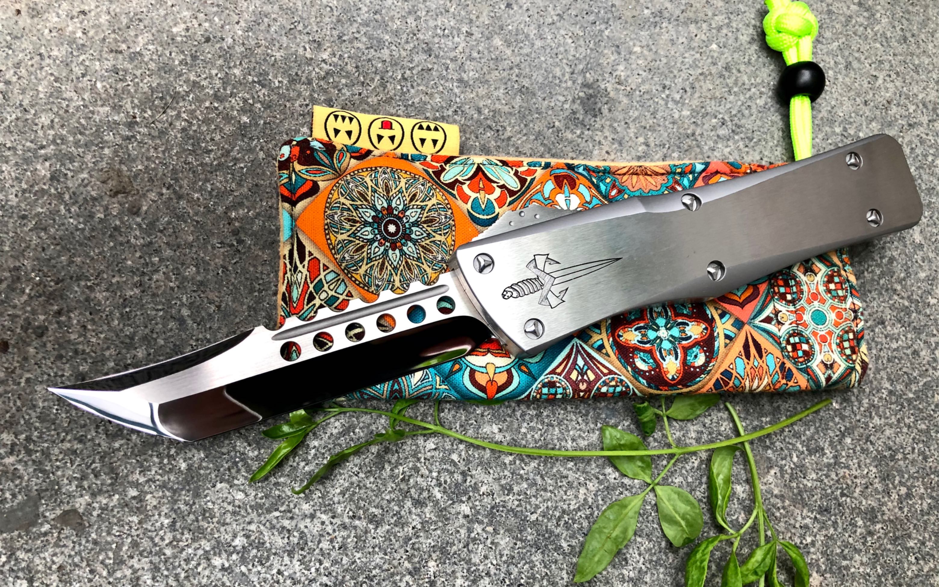 [小跳随玩]大黄蜂|国产微技术钢柄大龙|m390&镜面地狱犬刃