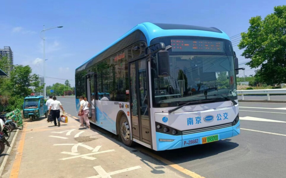南京公交612路开沃njl6106ev3运行实录