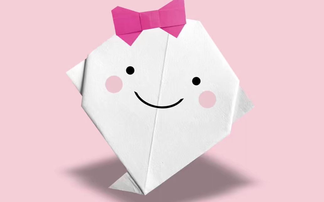 折纸万圣节可爱幽灵