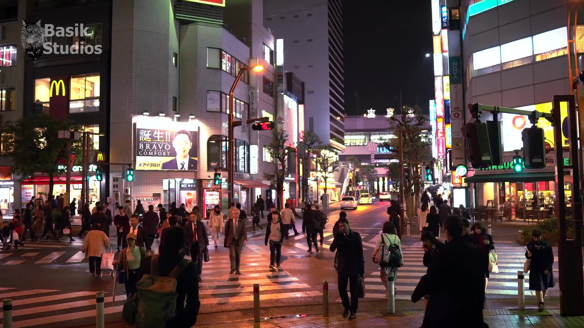 【日本 埼玉县 大宫市】【2019.2.27拍摄】漫步夜晚的大宫车站周边街道哔哩哔哩bilibili