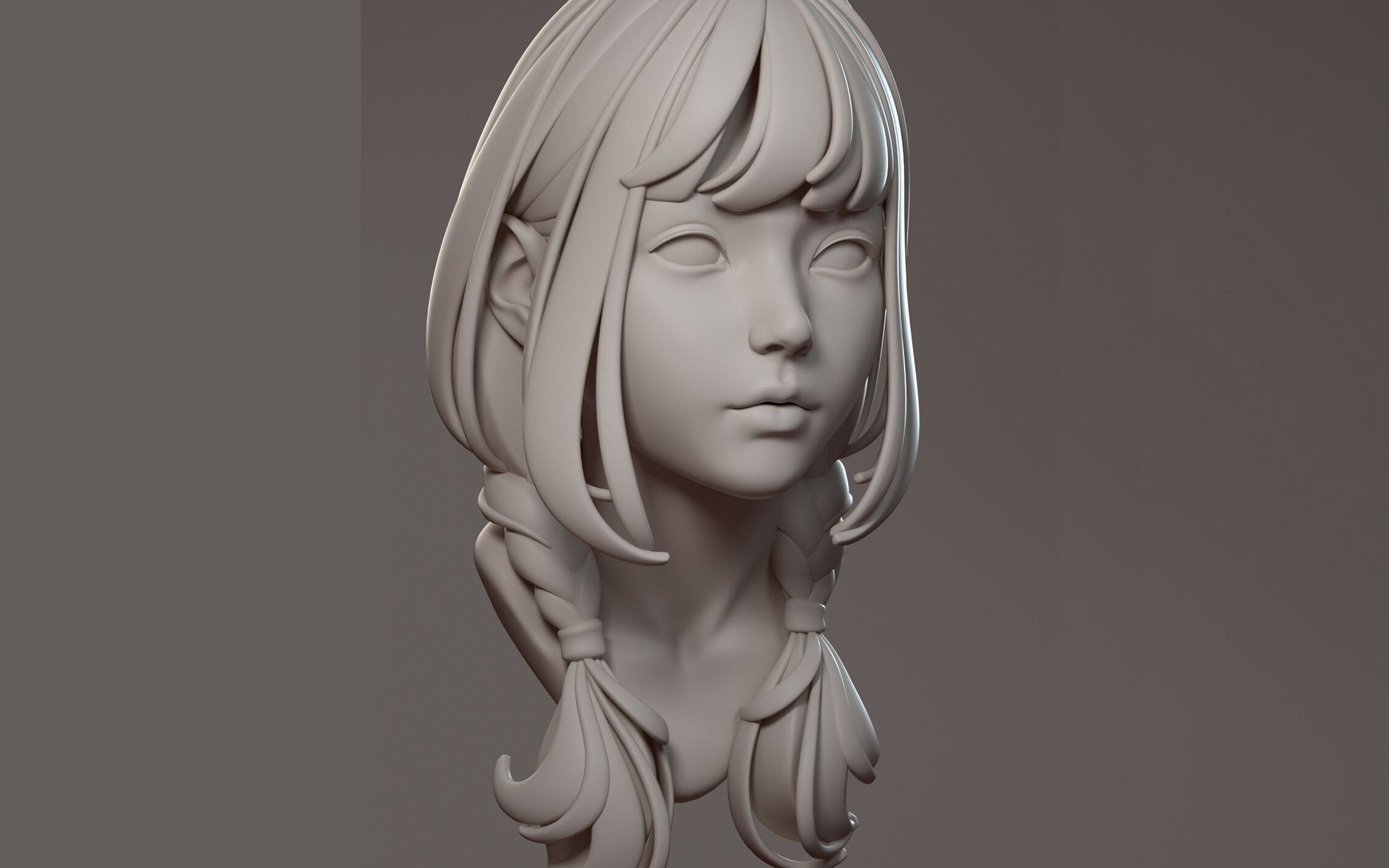 活動作品zbrush新手教程零基礎3d女性人物建模教程高模細節雕刻技巧下