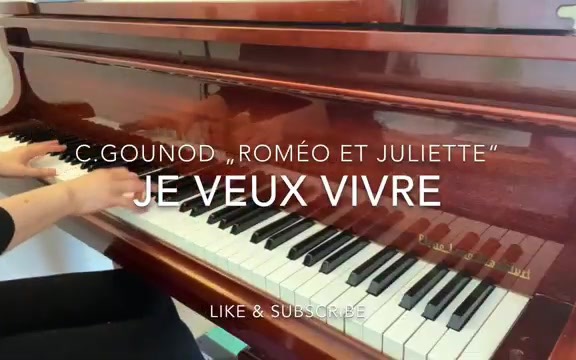 [图]Ah! Je veux vivre-Roméo et juliette-Gounod-钢琴