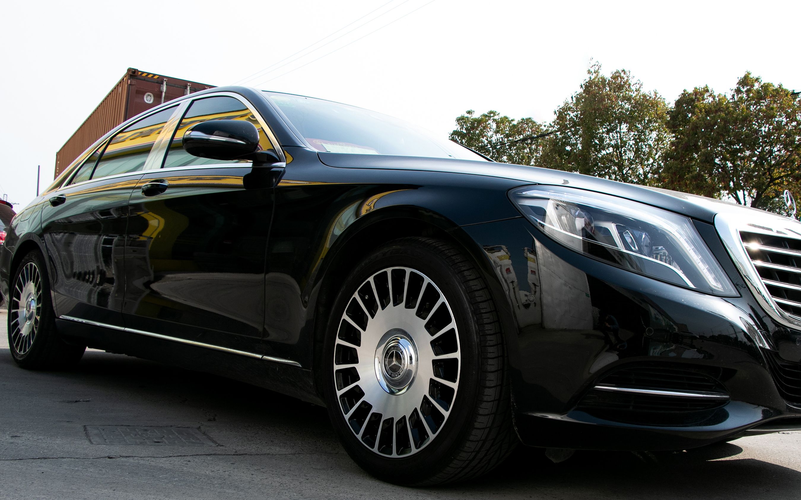 奔驰s400升级s680款锻造悬浮轮毂 喜欢的看过来