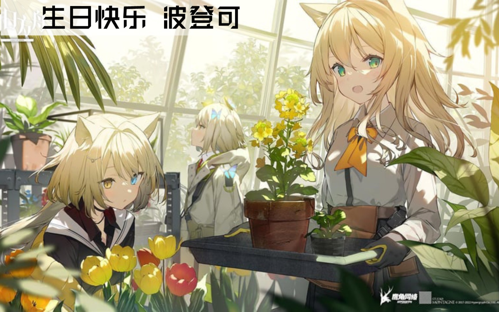 【明日方舟·庆生】波登可生日快乐!