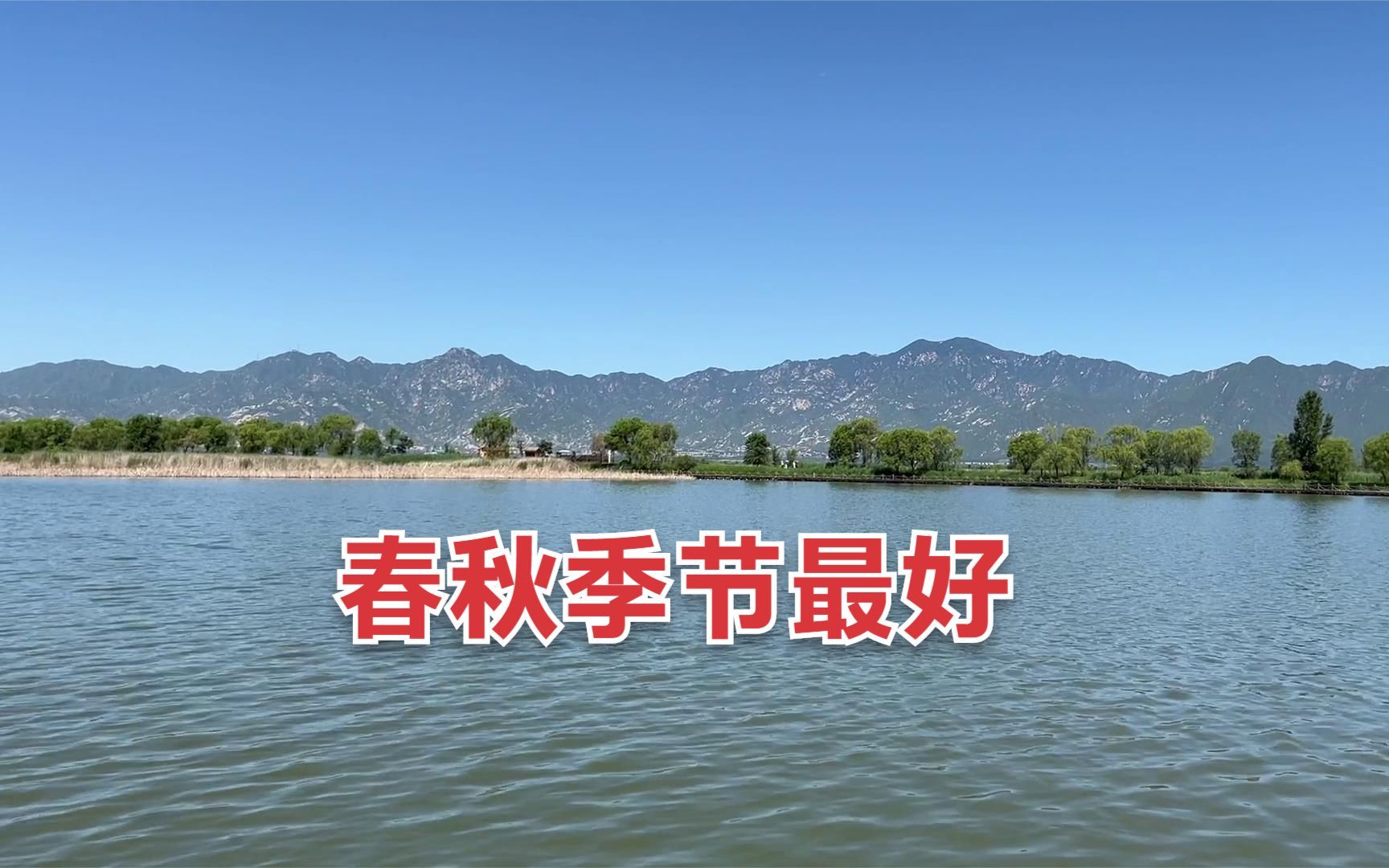 北京延庆野鸭湖湿地公园什么样?哔哩哔哩bilibili