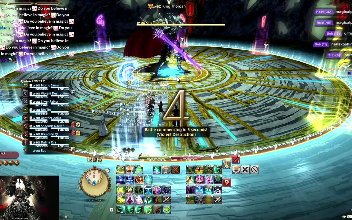 【ff14 momo】绝龙诗战争全流程【学者】第一视角_网络游戏热门视频