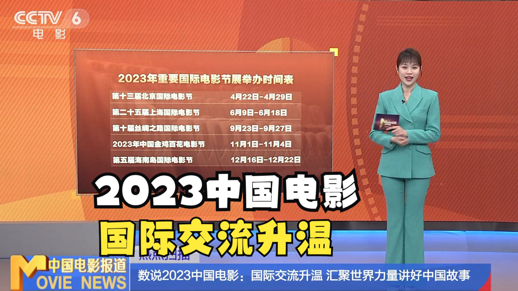 2023中国电影:国际交流升温 汇聚世界力量讲好中国故事哔哩哔哩bilibili