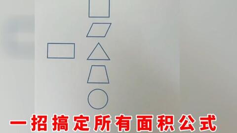 8分钟搞懂面积公式背后的原理 中小学数学课外拓展 哔哩哔哩 Bilibili
