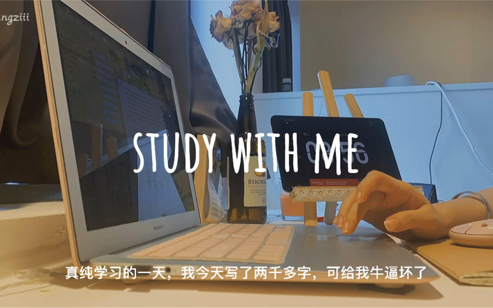 study with me|纯学习/赶论文/感受一下当代在英留学生如何实现一天十小时写了两千多字的哔哩哔哩bilibili