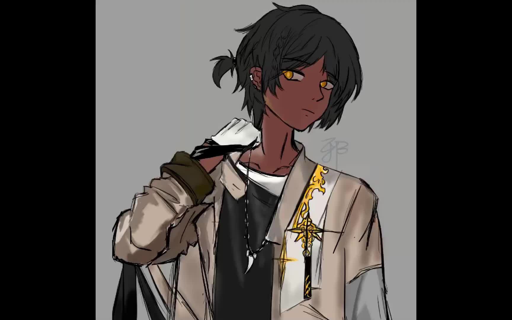 《明日方舟》 棘刺 教程?(临摹)