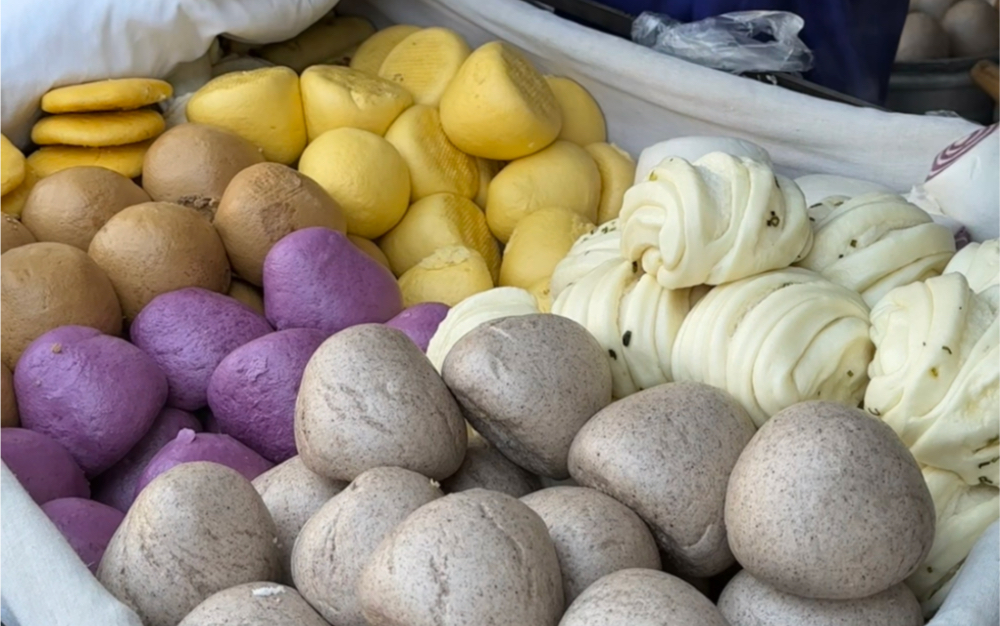 南京这家手工馒头种类也太多了!胖乎乎好香