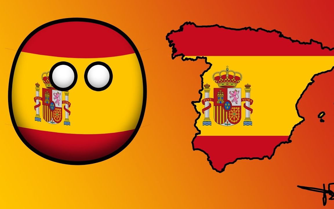 【波兰球教程】教你画个西班牙球!vamos espa09a!