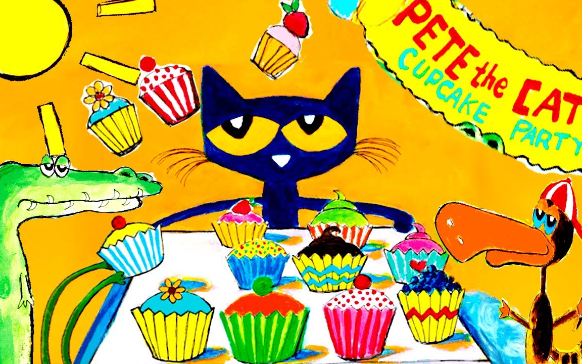 [图]【绘本动画+音频合集】Pete the cat皮特猫 英语启蒙桥梁分级