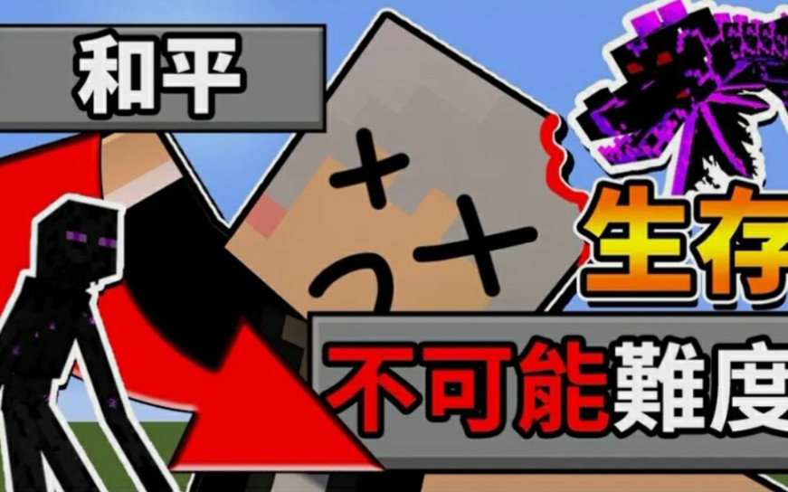 羽毛【我的世界】生存挑战#15 4000倍超困难生存