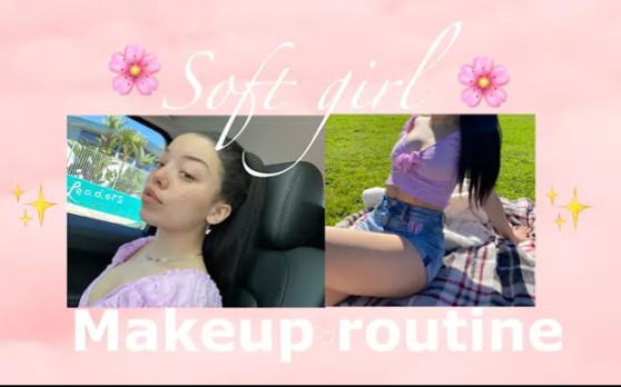 【xoxo小姐姐】♡Soft Girl Makeup Routine ♡哔哩哔哩bilibili