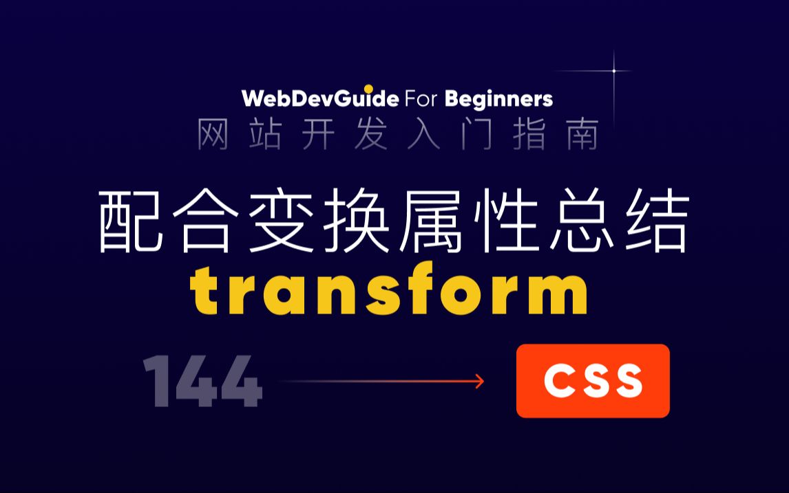 [网站开发入门指南144] 配合变换的其他属性 perspectiveorigin| html css 零基础入门教程 html5 css3哔哩哔哩bilibili