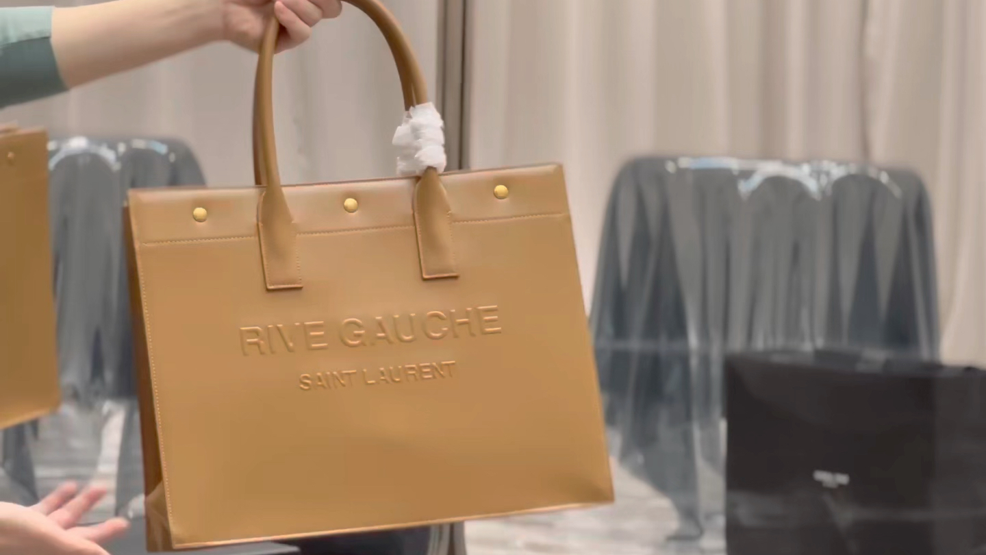 ysl rive gauche tote bag圣罗兰左岸购物袋旅游出差必备时尚款!