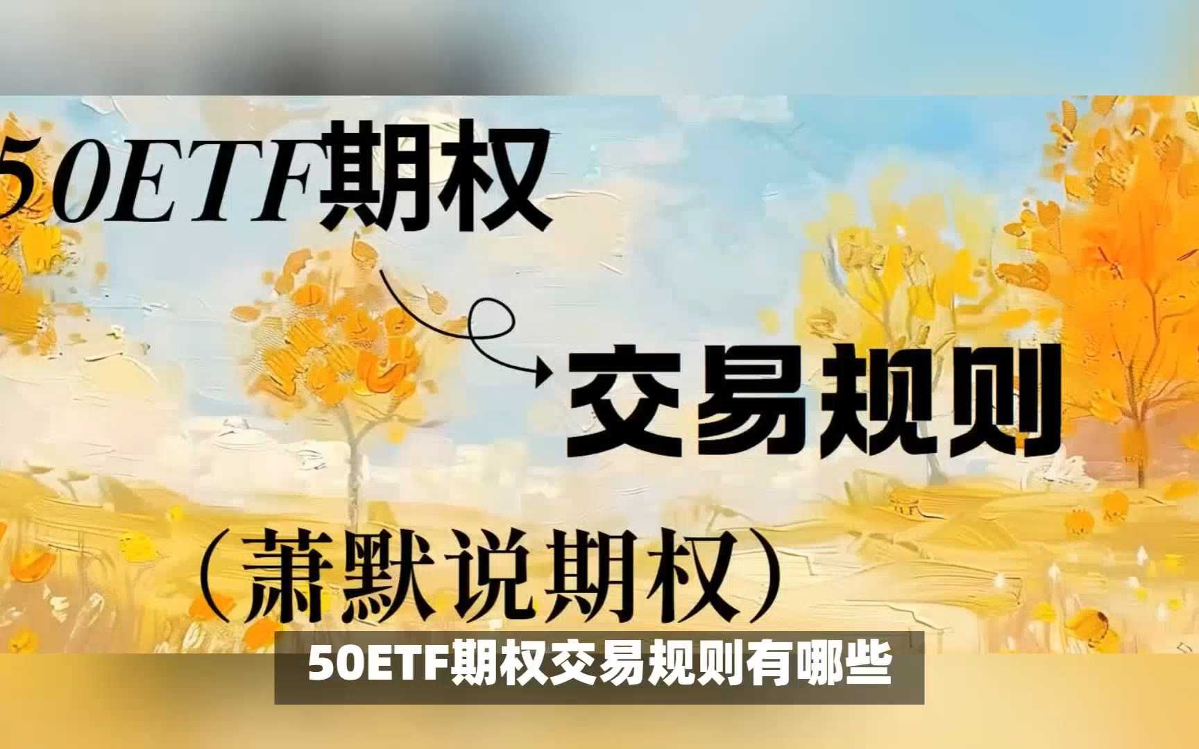 期权交易规则及操作方法举例说明(期权交易规则及操作方法举例说明图片) 第2张