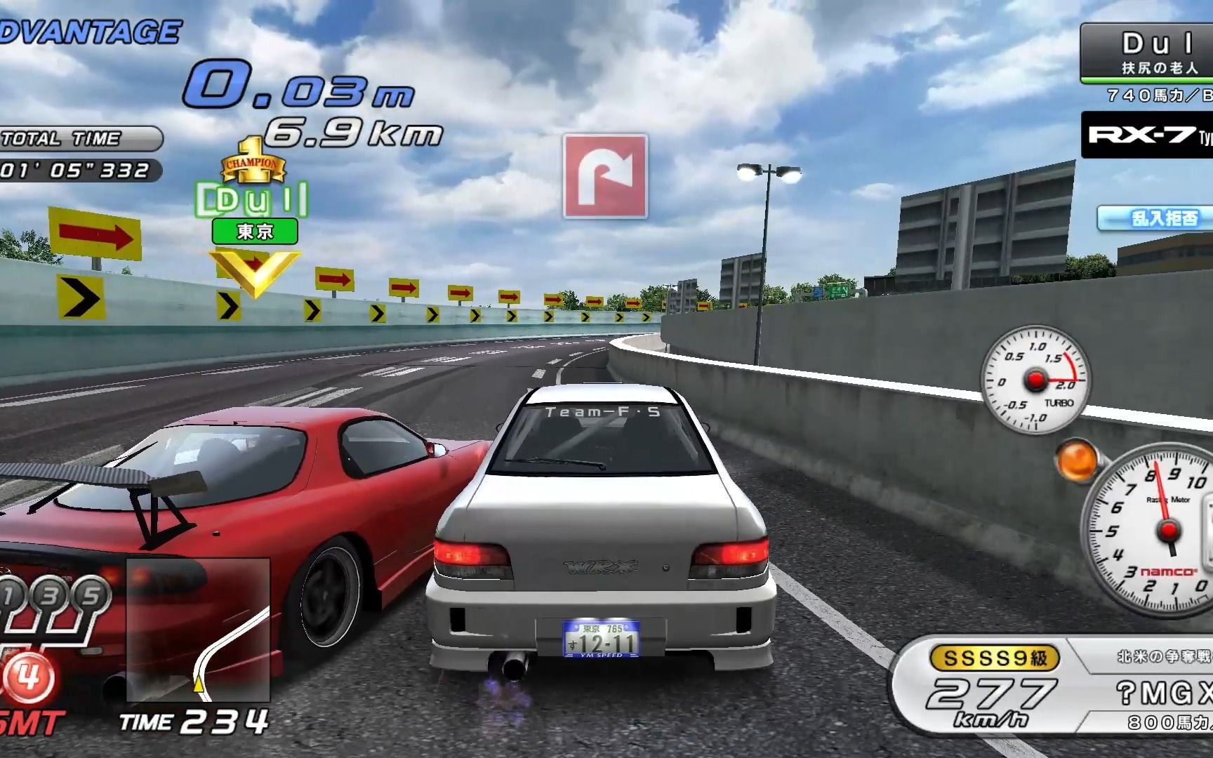 【湾岸6r】第18届福冈ocm 第一日800马力简单解法17.41m