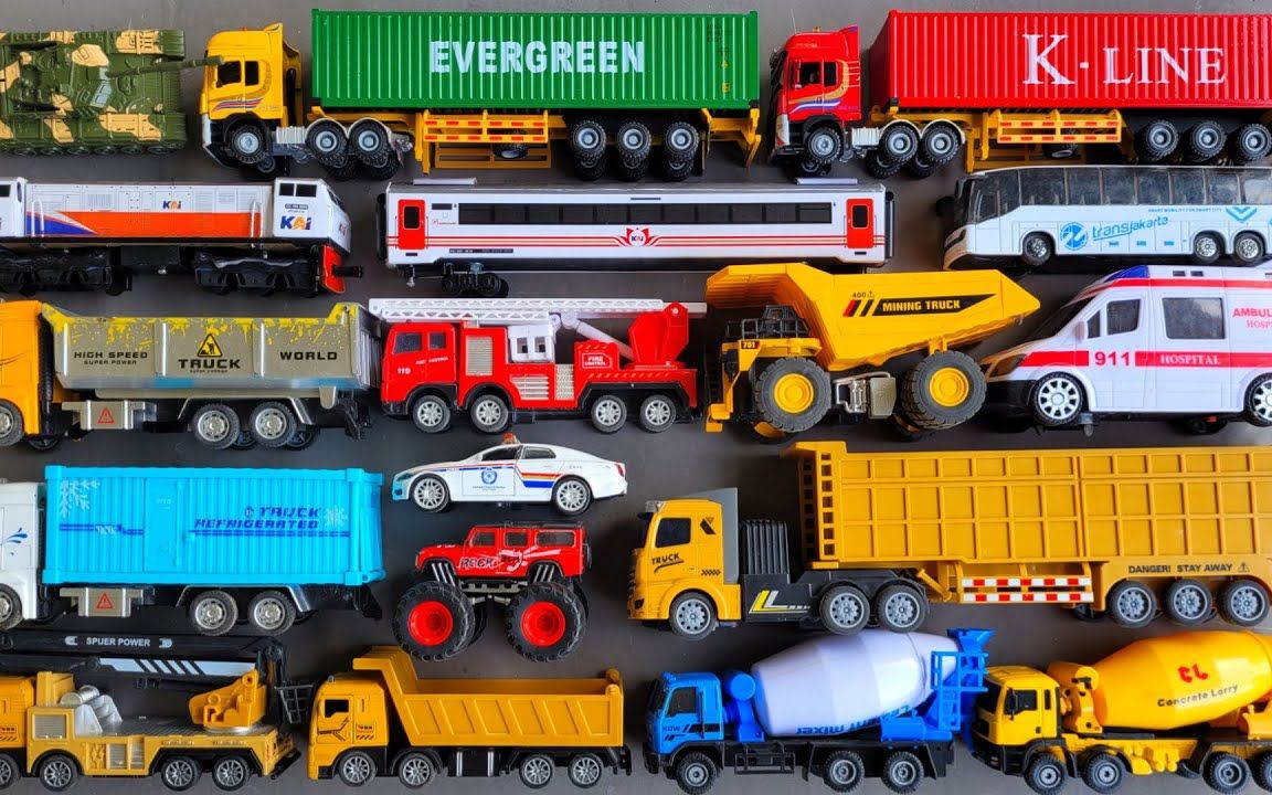 卡车,自卸车,搅拌车,挖掘机,工程车大集合!