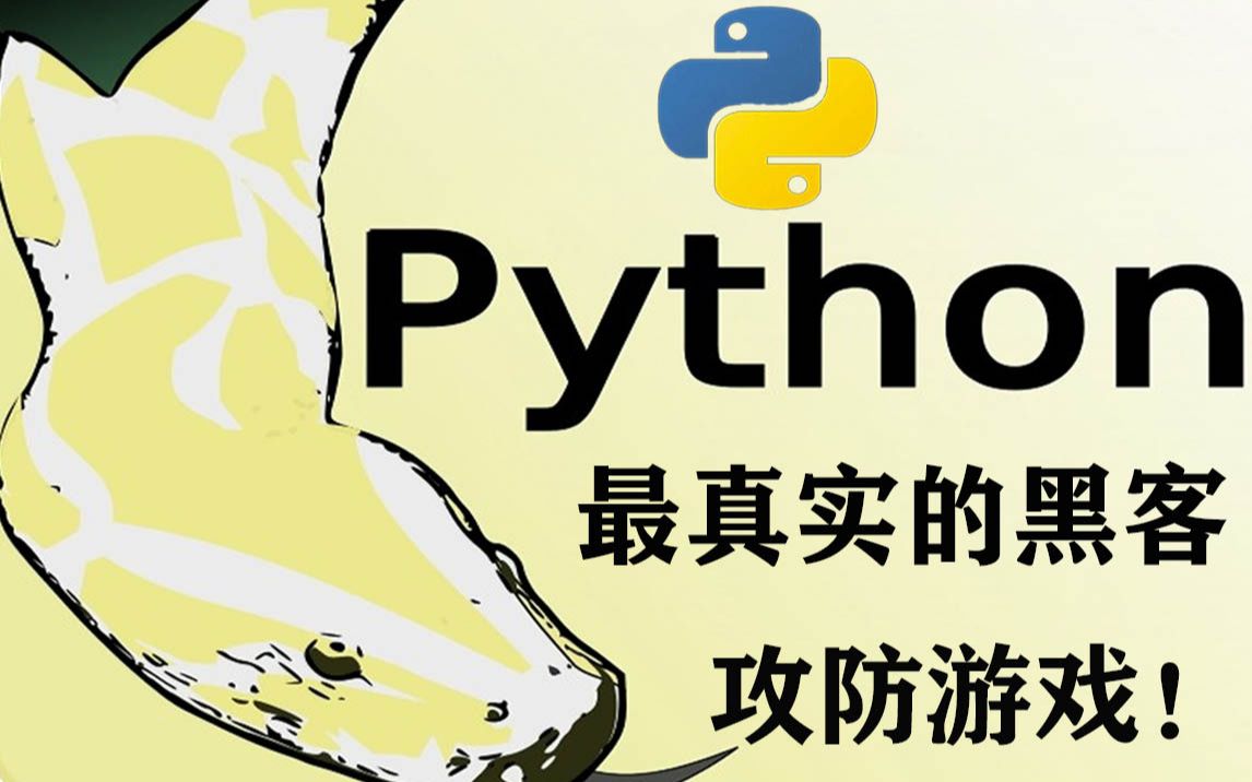 Python真的牛!UP来告诉你最真实的黑客攻防游戏是什么!哔哩哔哩bilibili