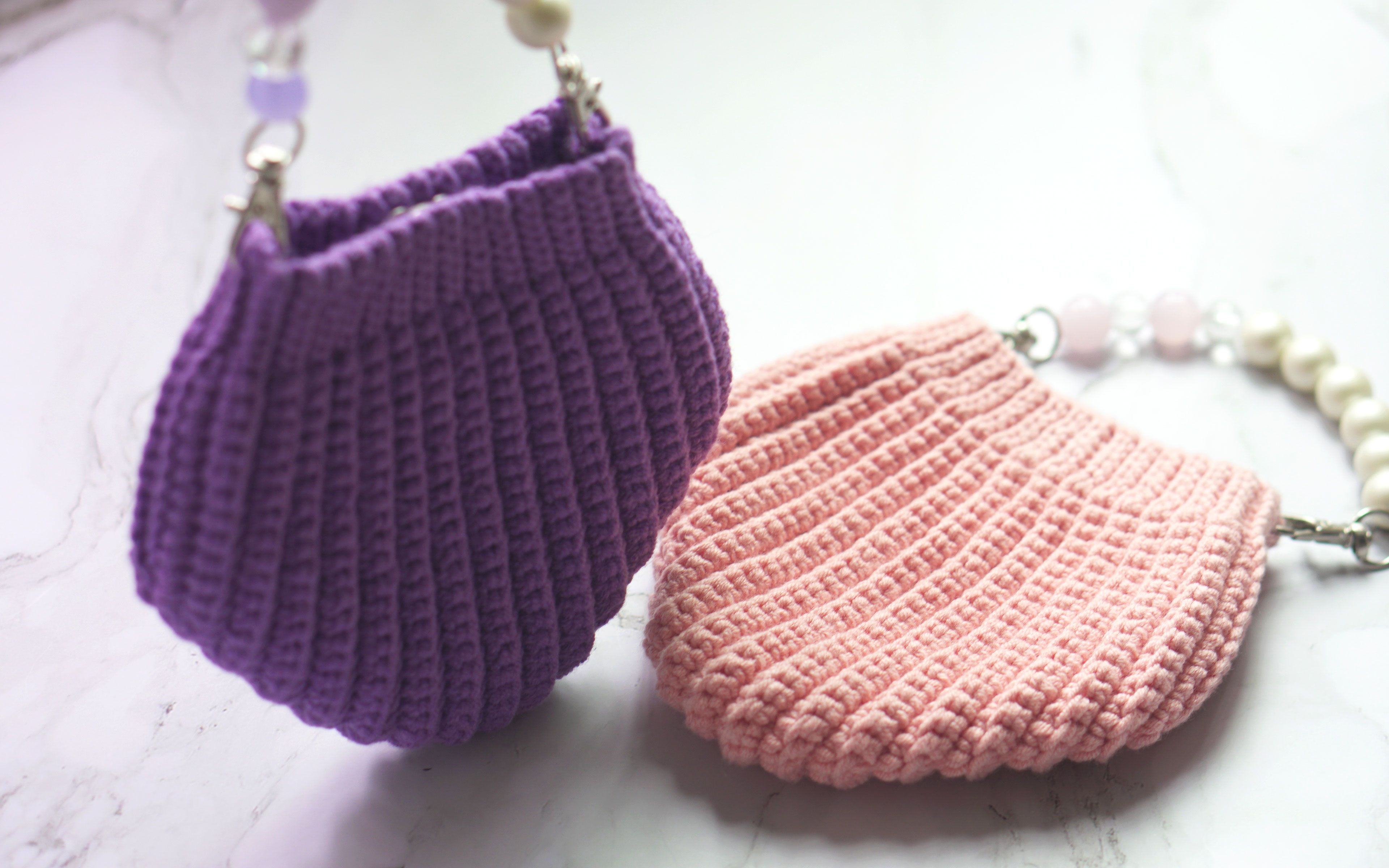 贝壳手提小包包钩织教程