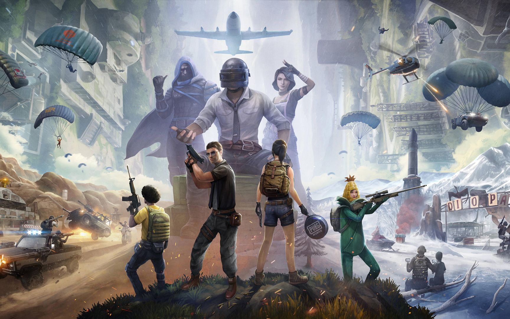 pubg篇1:虎牙天命杯s9决赛第一场天霸战队吃鸡集锦