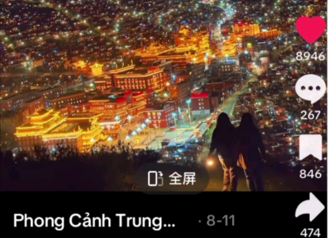 TikTok国外网友看四川色达城市风景,评论:像游戏一样哔哩哔哩bilibili