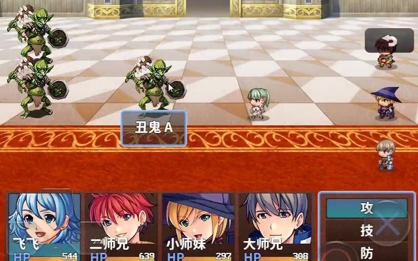 [图]RPGMAKER MZ口袋妖怪式战斗雏形演示