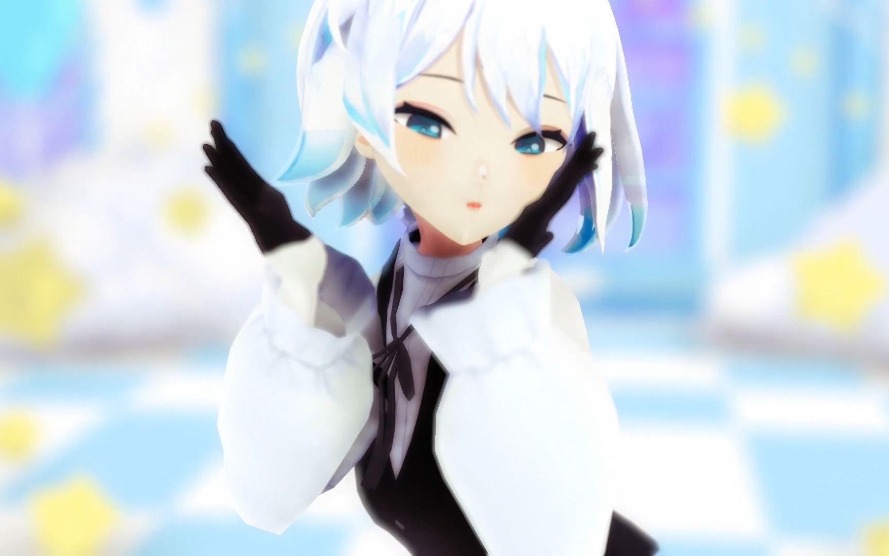 【MMD/透明色MGM】制服天使登场,还是你的笑容最可爱!哔哩哔哩bilibili