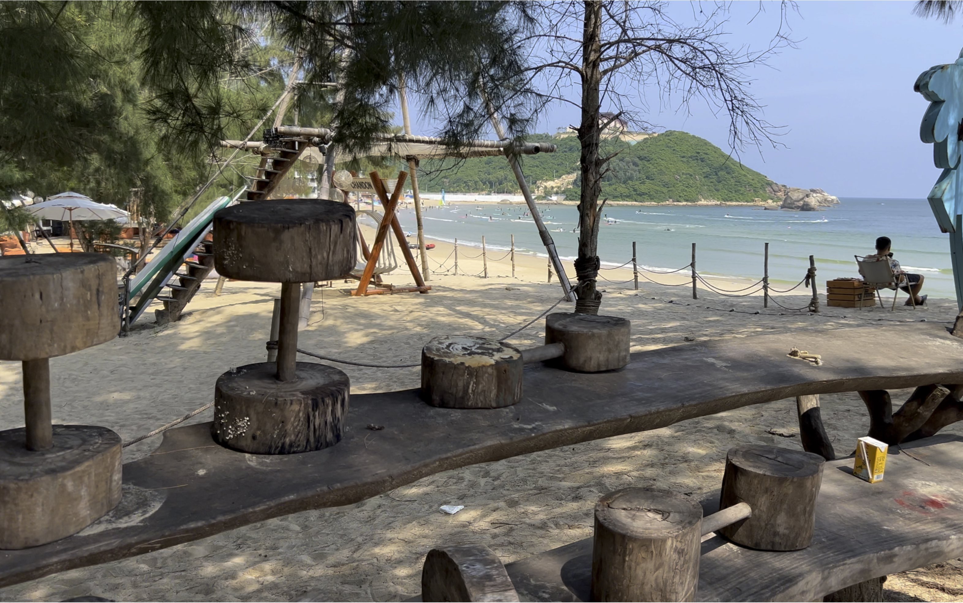 为了杜比视界,必须再发一次三亚后海网红健身房.