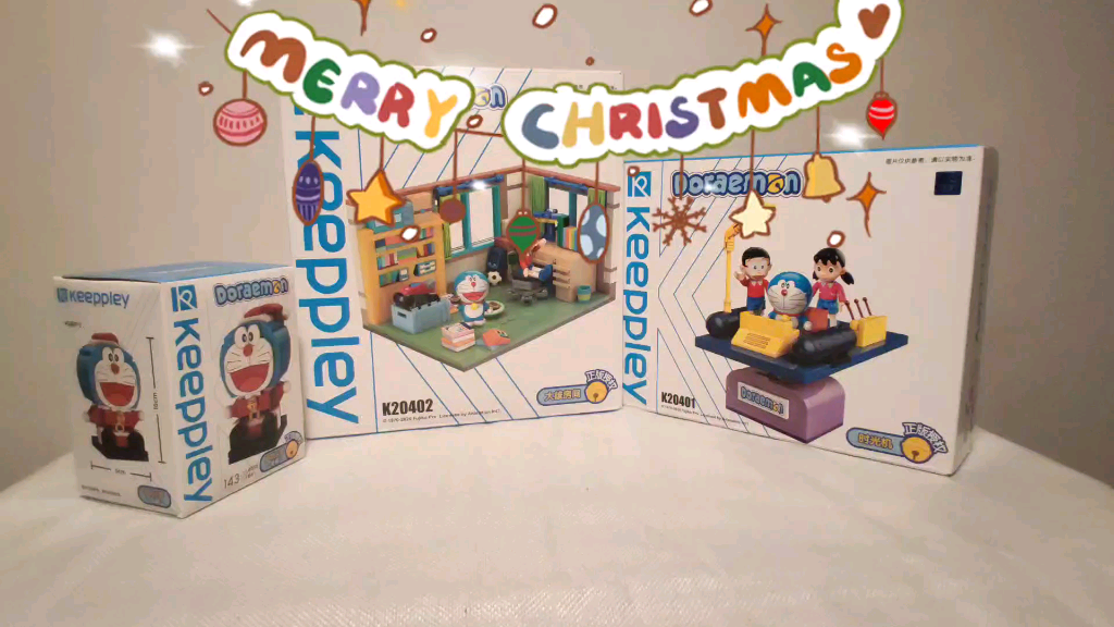 土豆积木启蒙keeppley哆啦a梦圣诞方头仔a0115