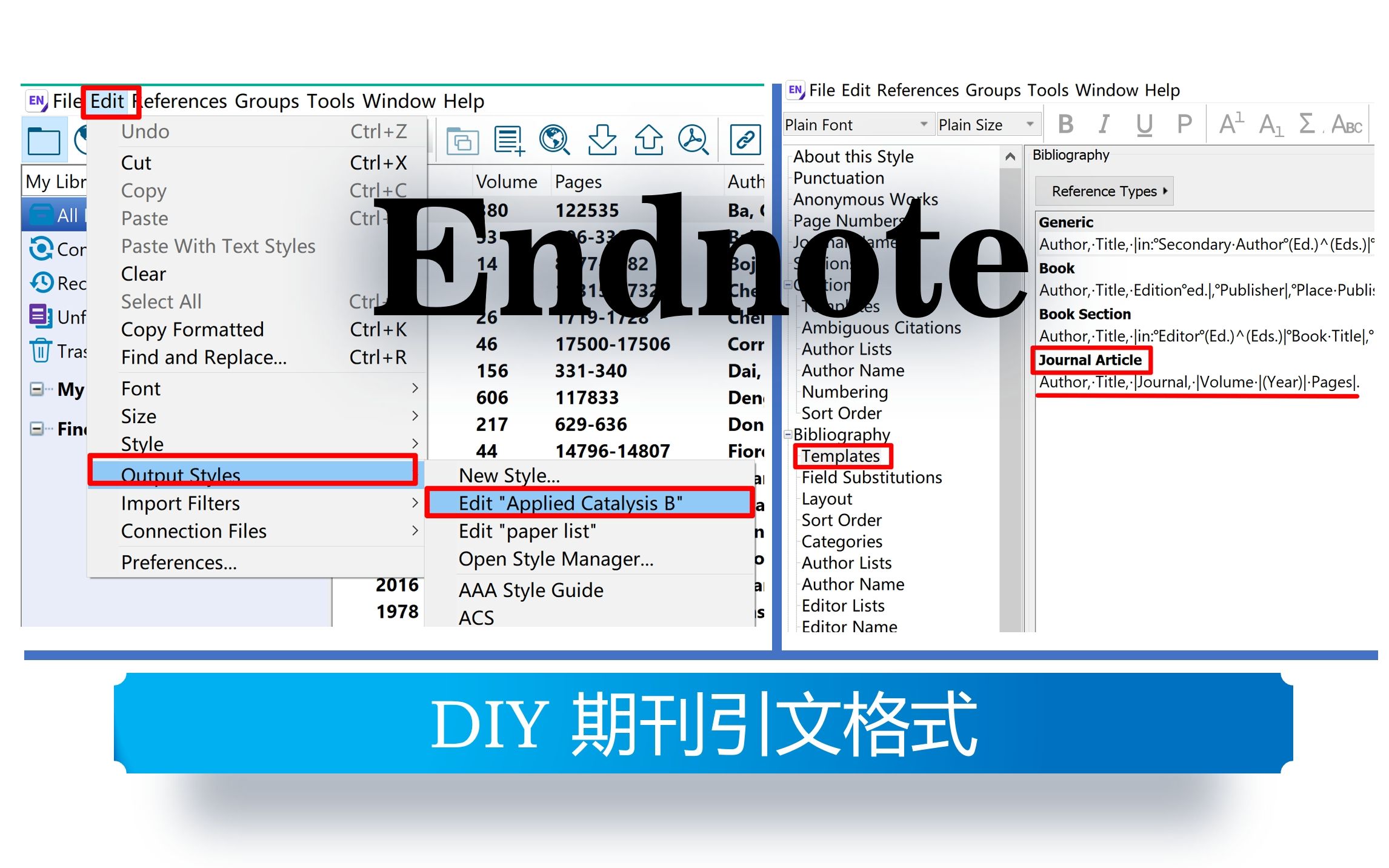 03史上最详细之一,DIY参考文献格式(Endnote X9)哔哩哔哩bilibili