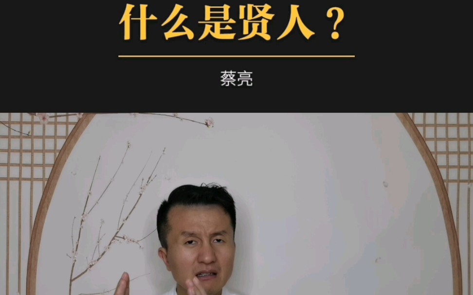 什么是贤人?哔哩哔哩bilibili