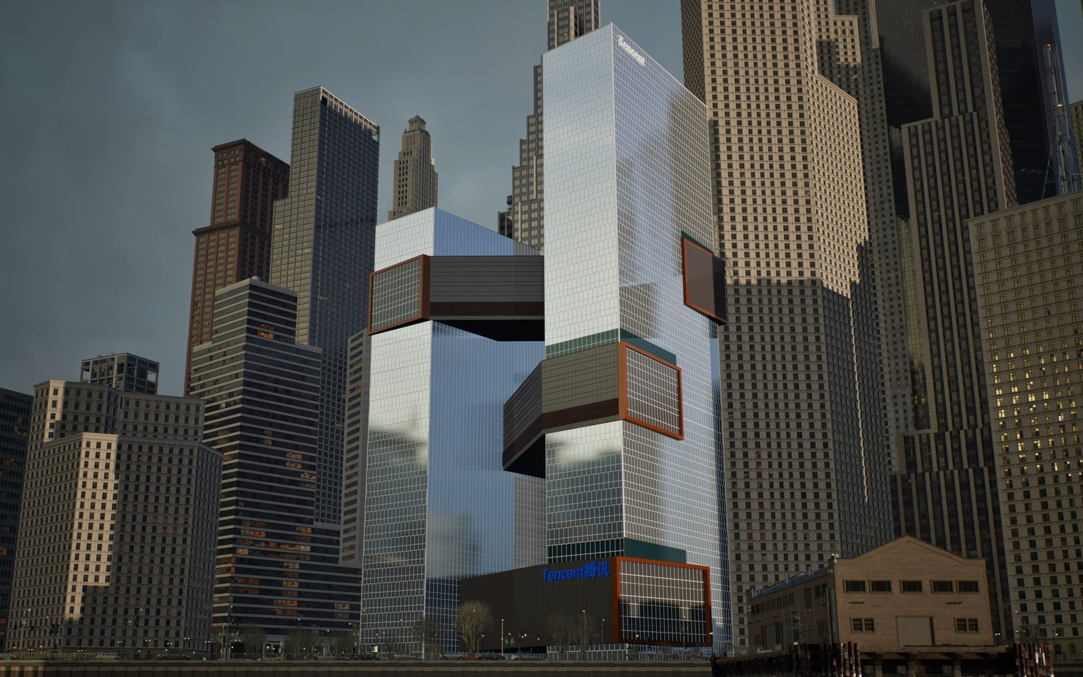 4kue5腾讯滨海大厦