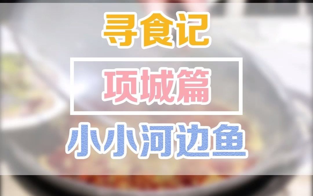 项城美食小分队 | 小小河边鱼哔哩哔哩bilibili