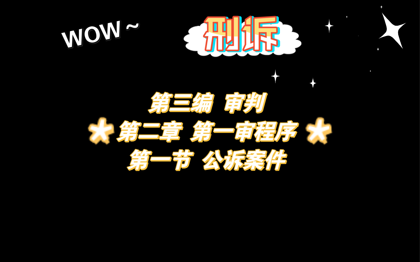 刑诉 第三编 审判 第二章 第一审程序 第一节 公诉案件哔哩哔哩bilibili