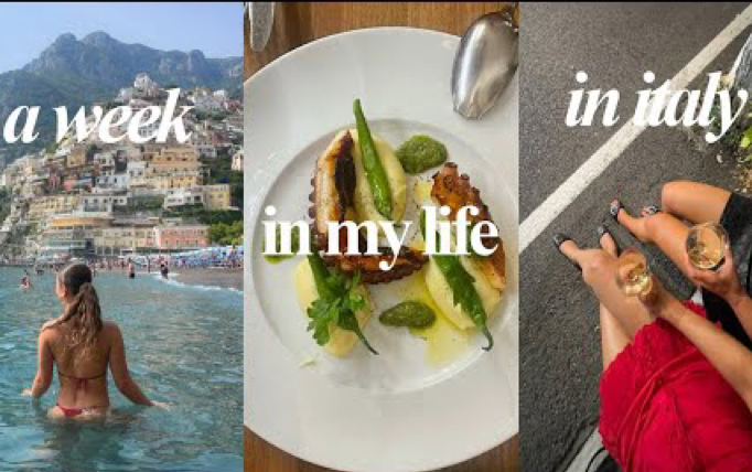 [图]【Paige Secosky】意大利记录｜Italy Diaries | beach day off, learning to make pizza…