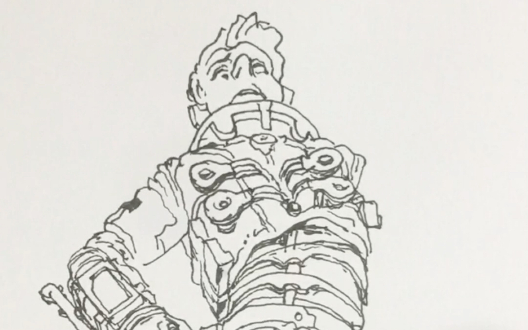 速写练习 临摹金政基