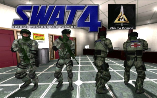 [图]【SWAT4皮肤】三角洲特种部队6军刀中队-哥伦比亚任务丛林迷彩&医疗兵皮肤适配展示