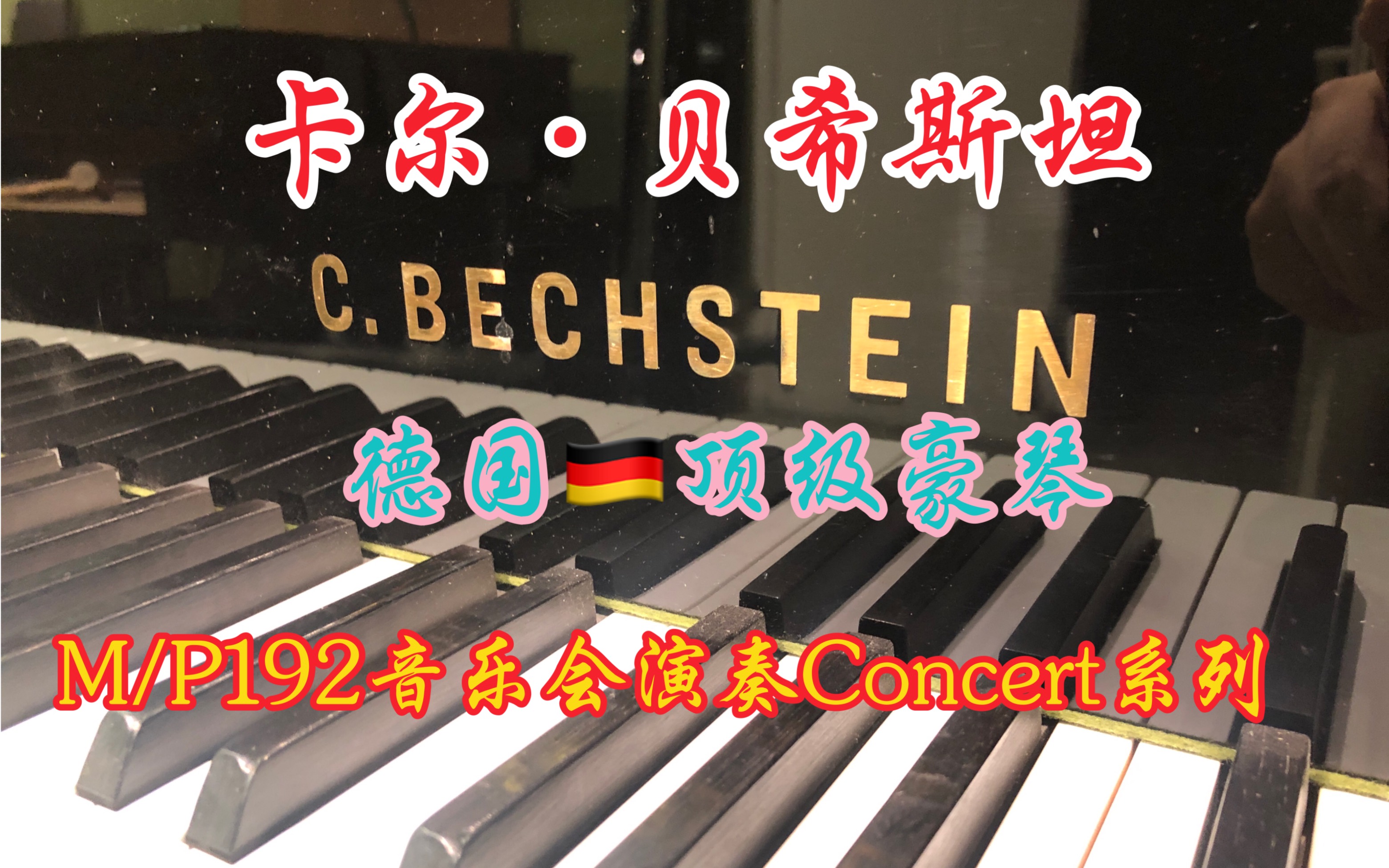 【德国顶级豪琴】C.BECHSTEIN卡尔.贝希斯坦M/P192番号189218德国2002年产音乐会专业演奏CONCERT系列三角钢琴裸琴原始状态介绍哔哩哔哩bilibili