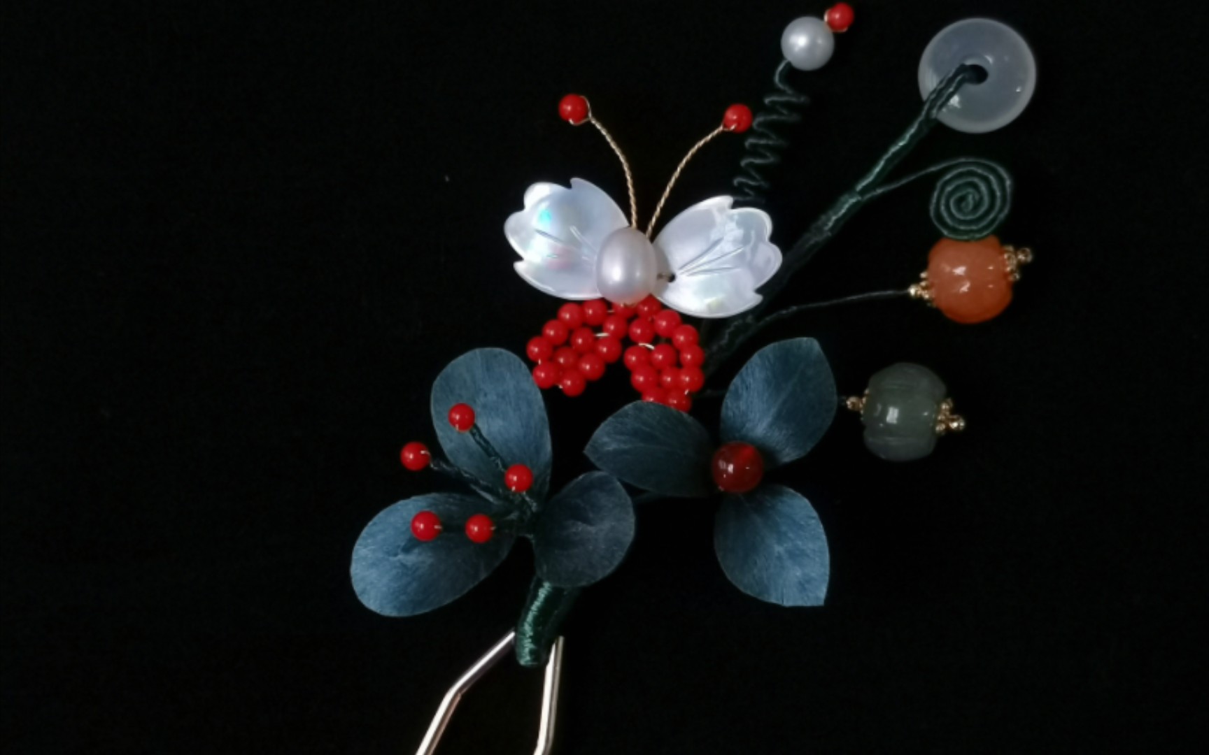 【绒花】多宝簪