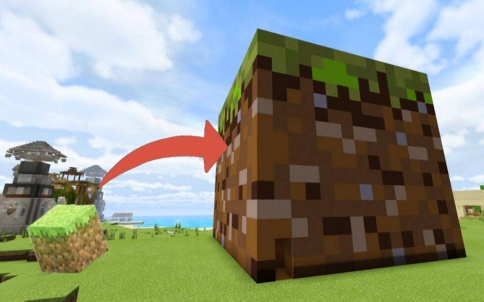 minecraft住在草方块中的小人国附内饰