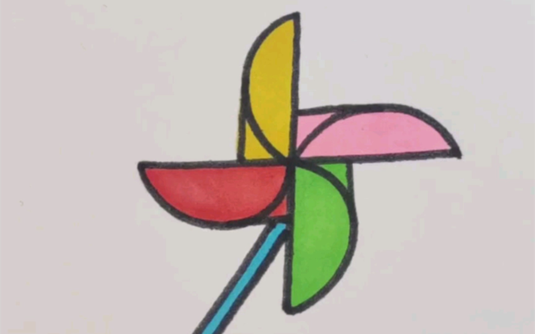 风车简笔画 B站