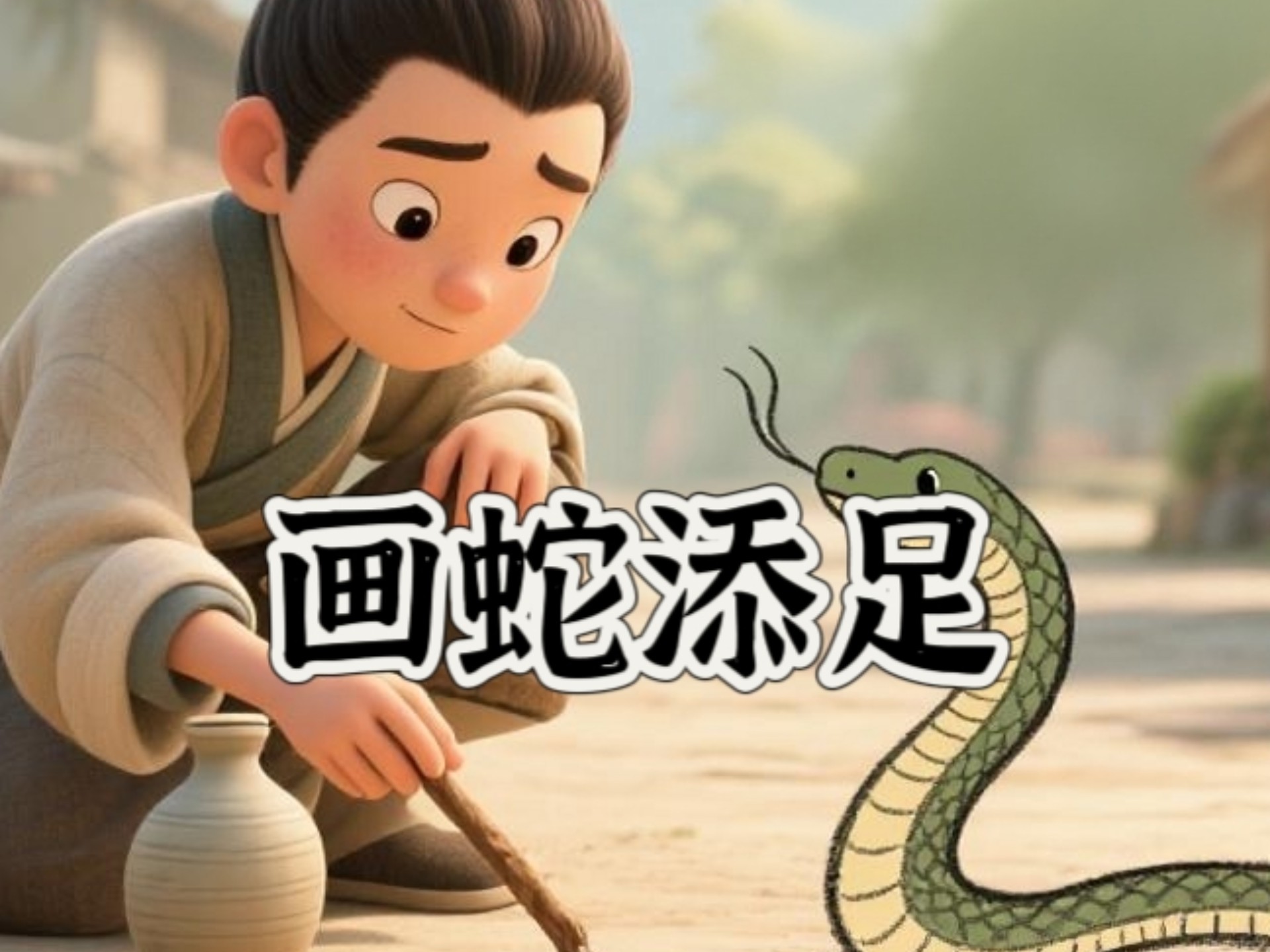 成语故事《画蛇添足》