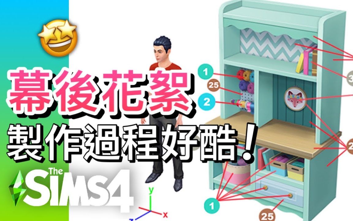 SIMS 4 模拟人生4 幕后花絮! 物品制作过程!!哔哩哔哩bilibili