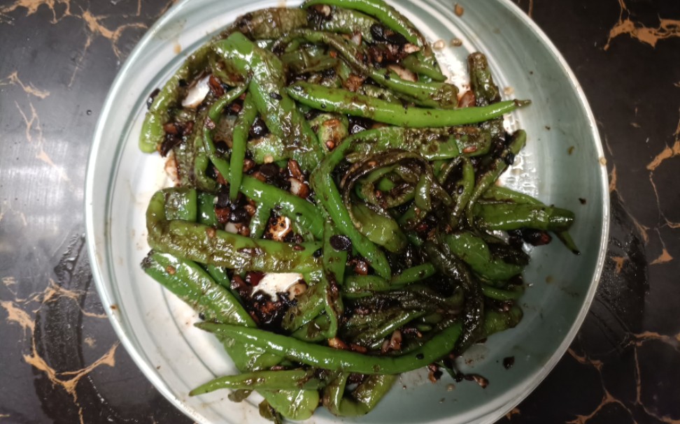 家常虎皮二荆条,精彩美食,持续更新