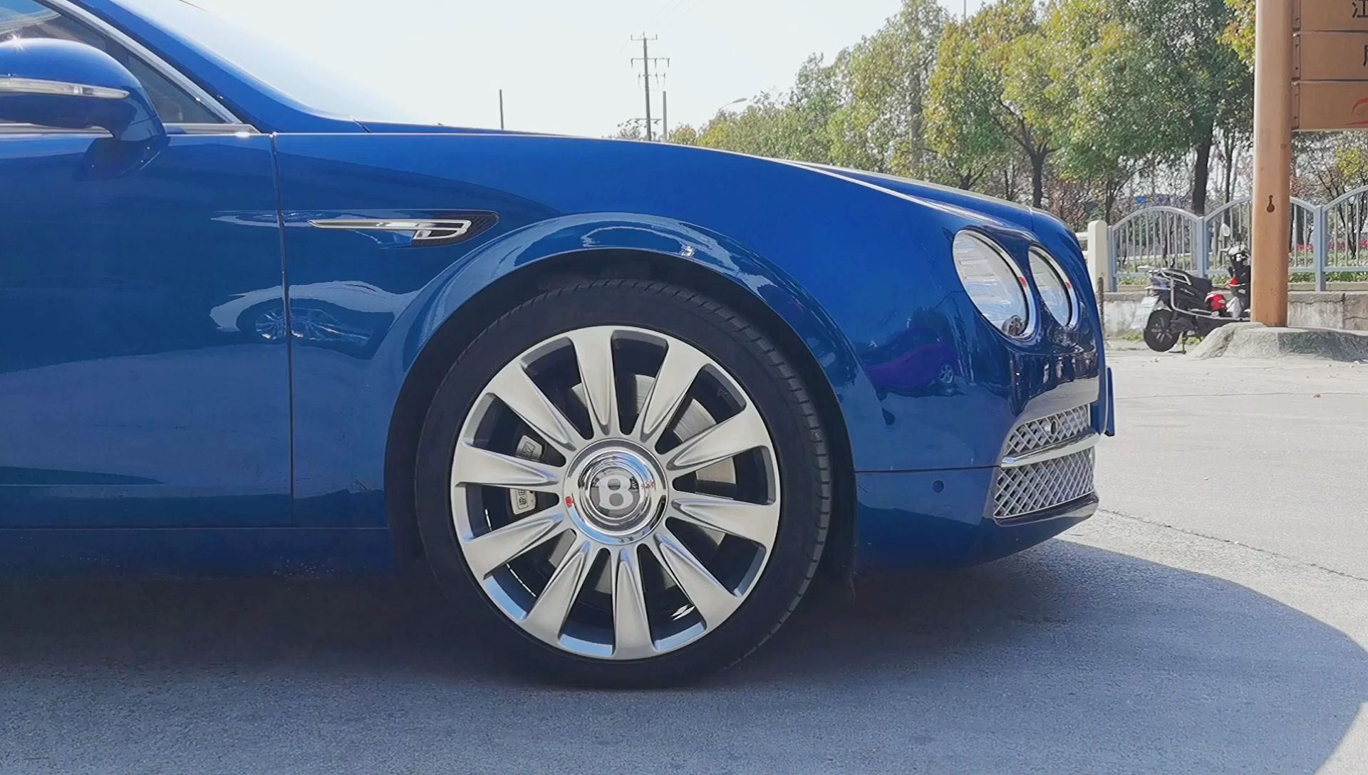 宾利欧陆飞驰升级改装21寸锻造悬浮款轮毂