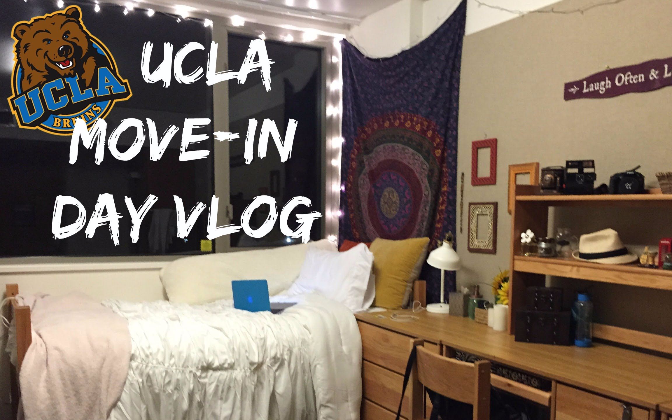 【ariana michael】大学宿舍搬入日 ucla