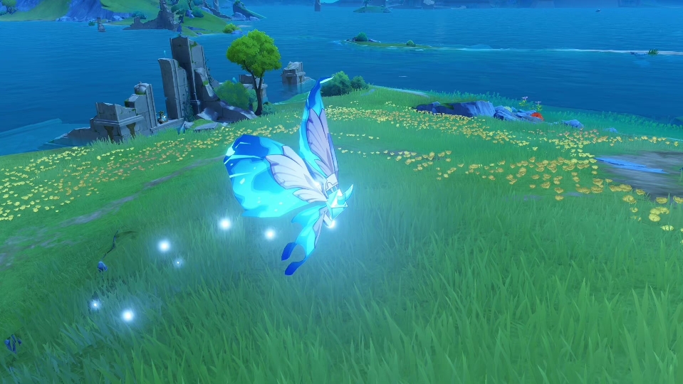 2版本##高玩解读##原神# 之前没细看过晶蝶,这晶核是晶蝶的头?